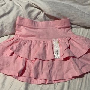 Jumping beans 6 skorts drop waist skirt w/shorts pale pink nwt 💯cotton